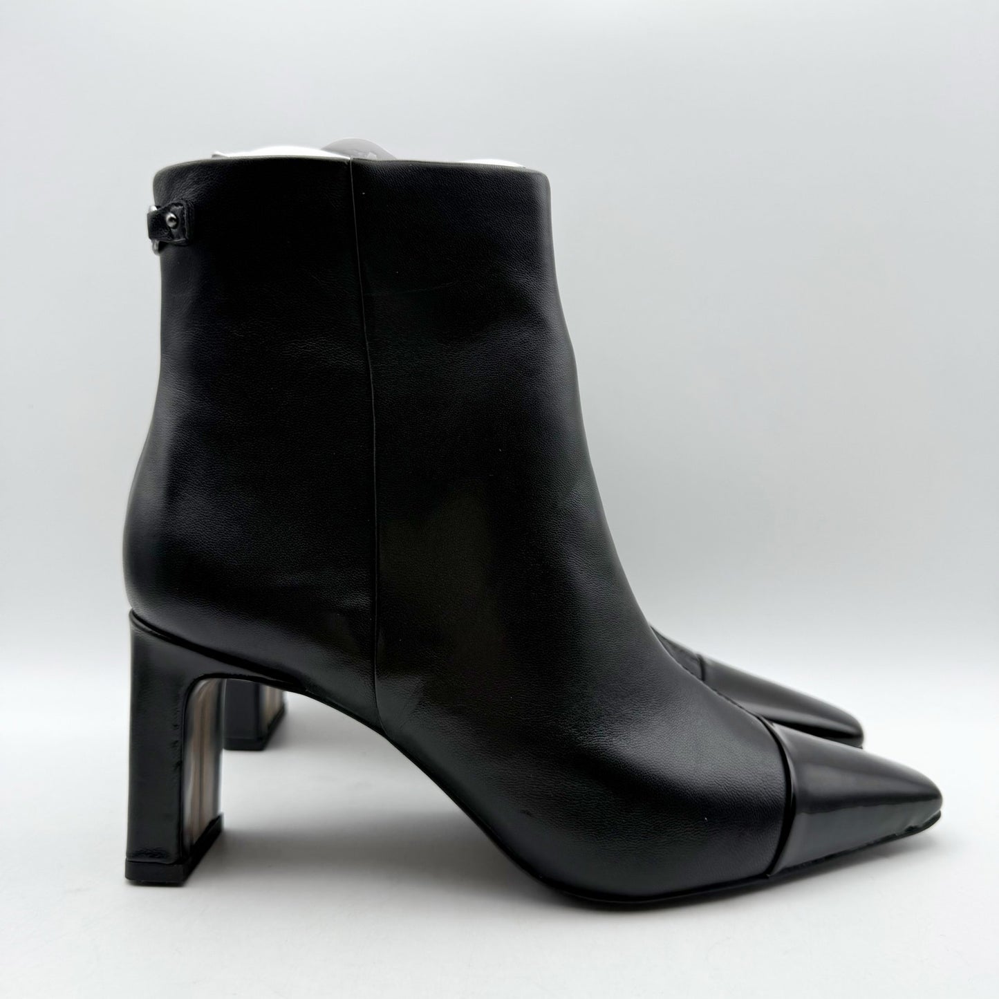 Sam Edelman Womens Saige 2 Ankle Boots US 7.5 M EU 38 Black Leather NWOB