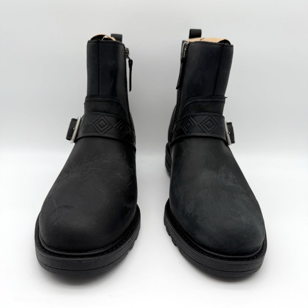 Teva Womens Rowena Buckle Ankle Boot US 8.5 EU 39.5 Black Leather Waterproof NIB