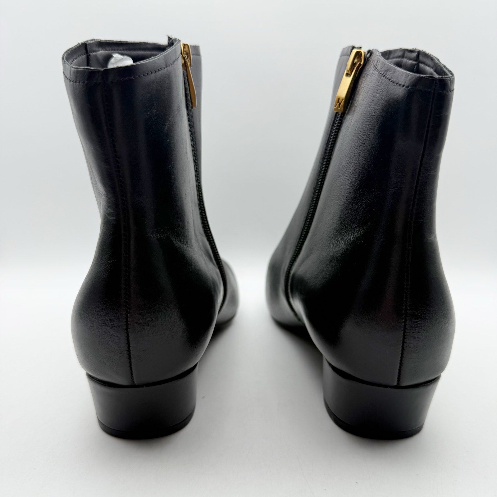 Naturalizer Womens Raffee Ankle Boots US 11 M EU 42 Black Leather Booties NWOB