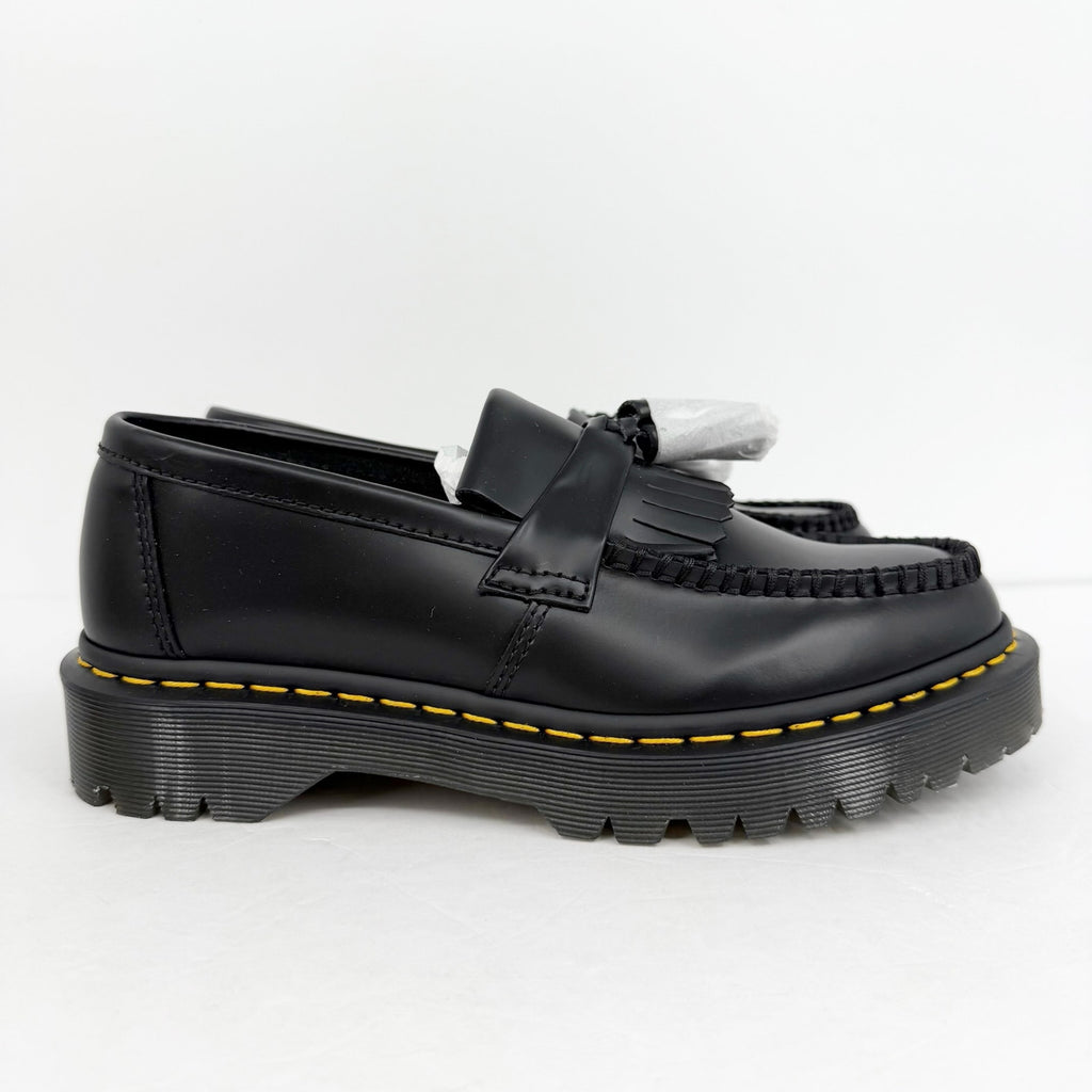 Dr. Martens Womens Audrick Platform Loafers US 11 EU 43 Black Nappa Lux NWOB