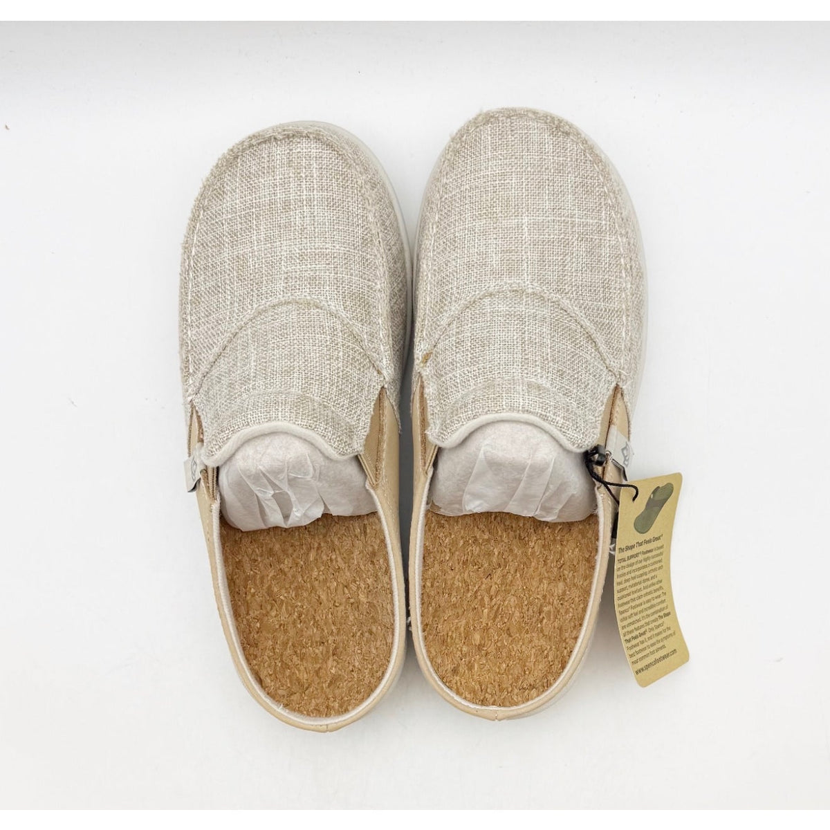 SPENCO Women's Siesta Gemstone Casual Slide Size 5.5 WIDE Beige Sand NIB