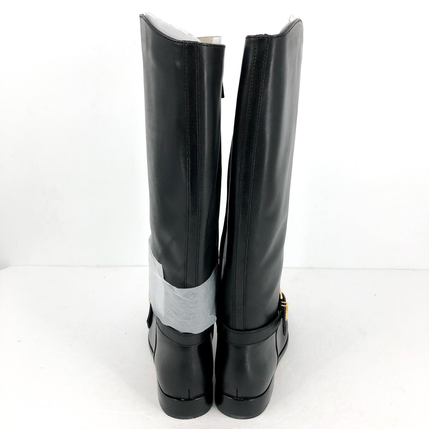 Lauren Ralph Lauren Womens Brooke Knee High Boots US 8.5 M Black Leather NIB
