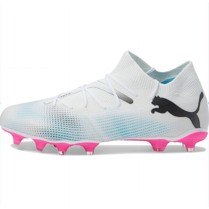 PUMA Kids Future7 Match Firm Artificial Ground Soccer Cleat Size 2 White NWOB