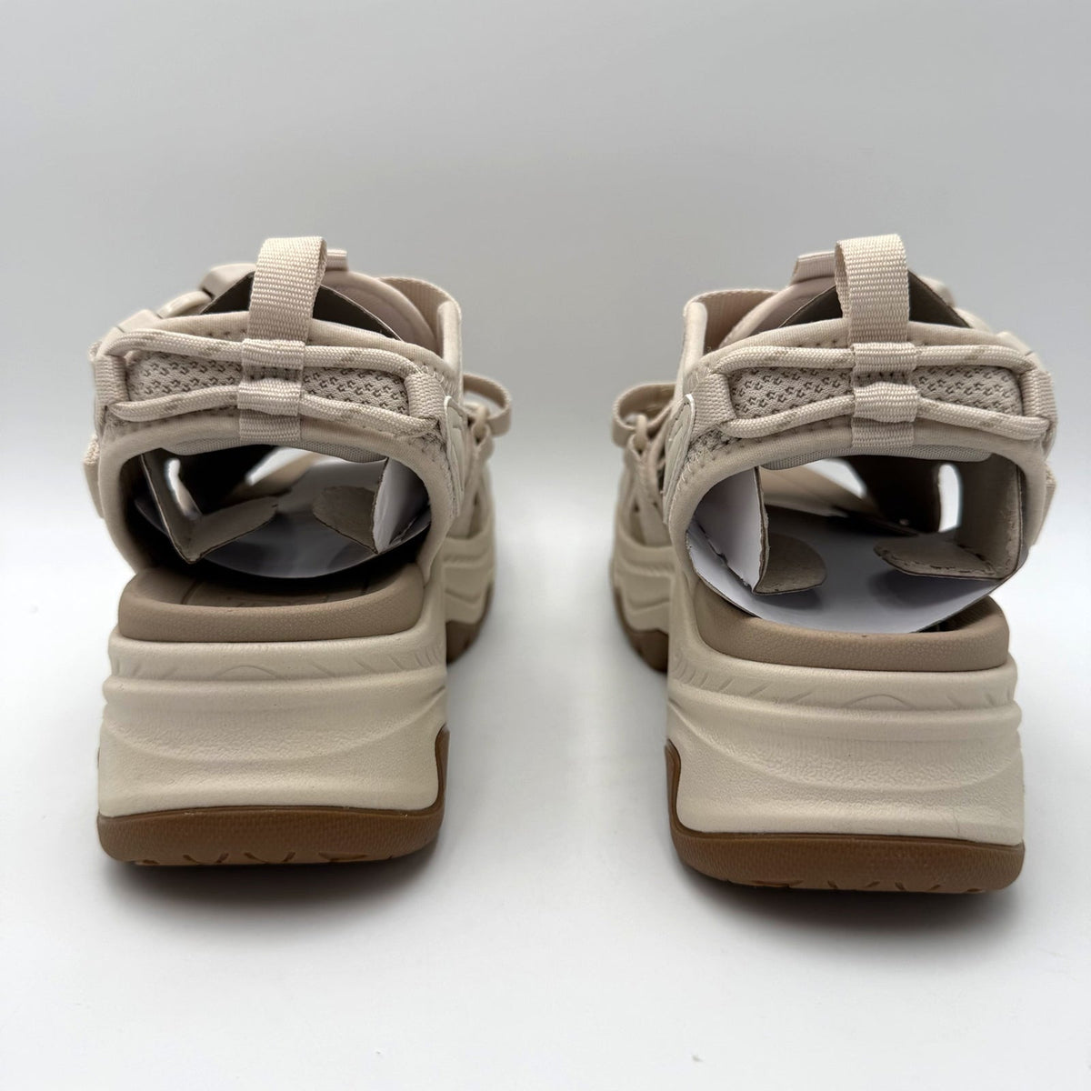 Teva Womens Hurricane Ampsole Gaila Platform Sandals Size 6 Birch Beige NIB