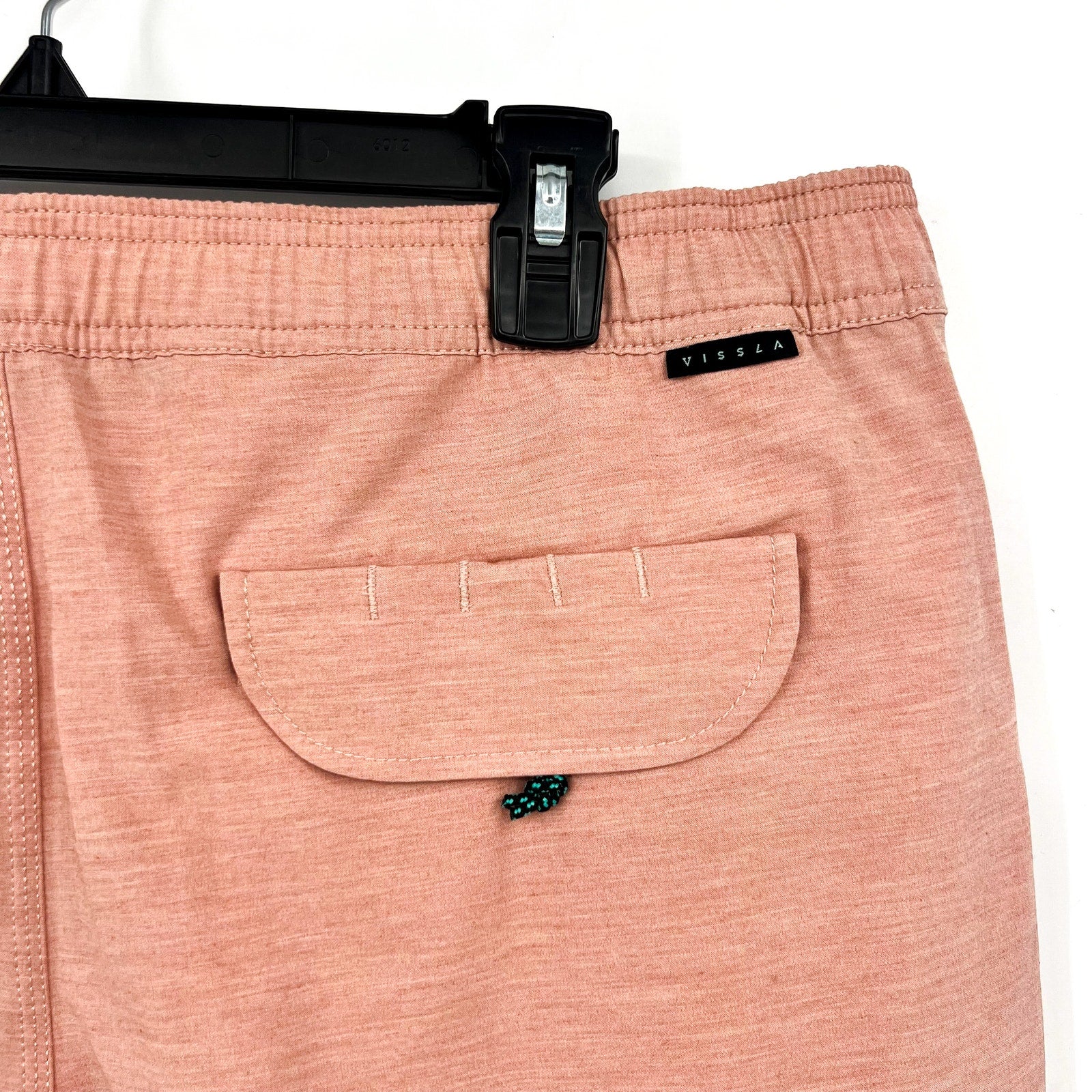 VISSLA Men's Breakers Ecolastic 16.5" Swim Trunks XL Orange Oxide Linerless NWT