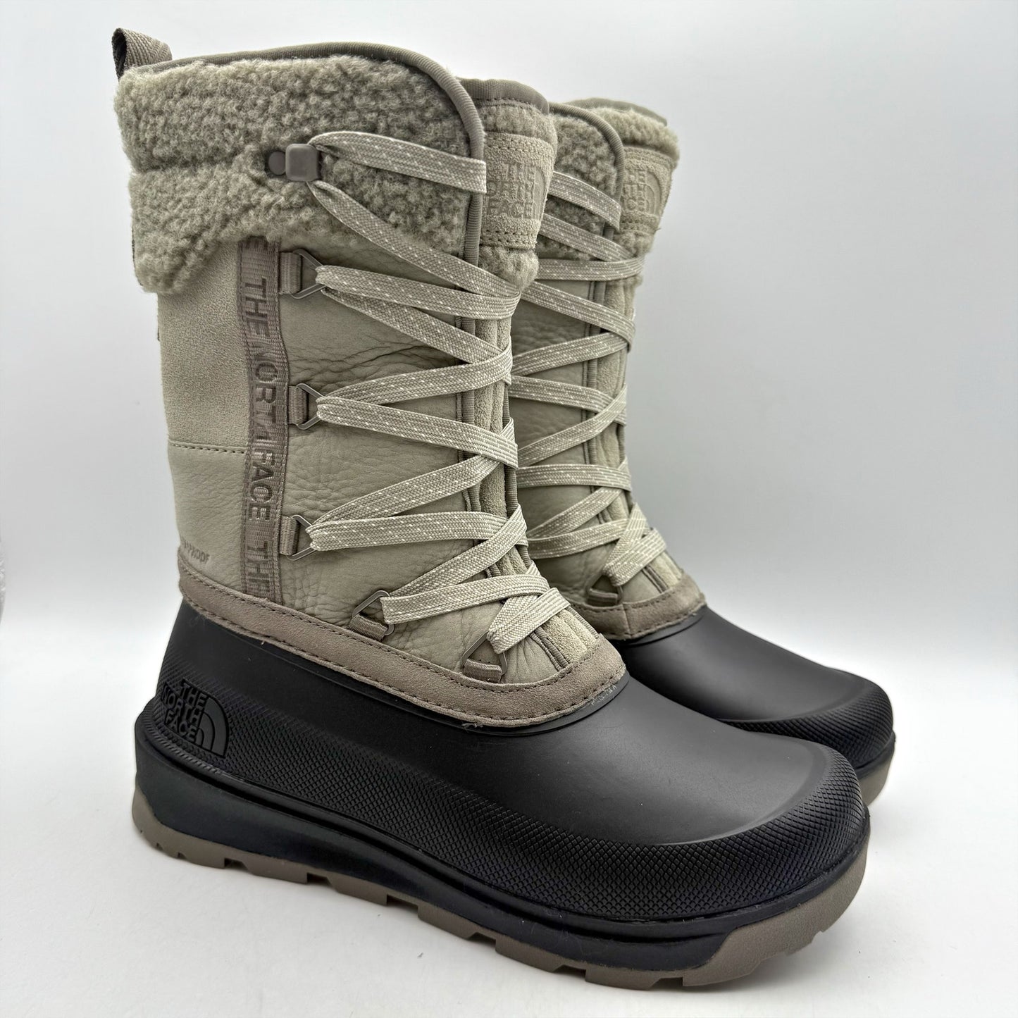 The North Face Womens Shellista V Mid Winter Boots US 6.5 Grey WP Insulated NIB