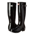 Hunter Womens Original Tall Gloss Rain Boots US 7 EU 38 Black Waterproof NWOB