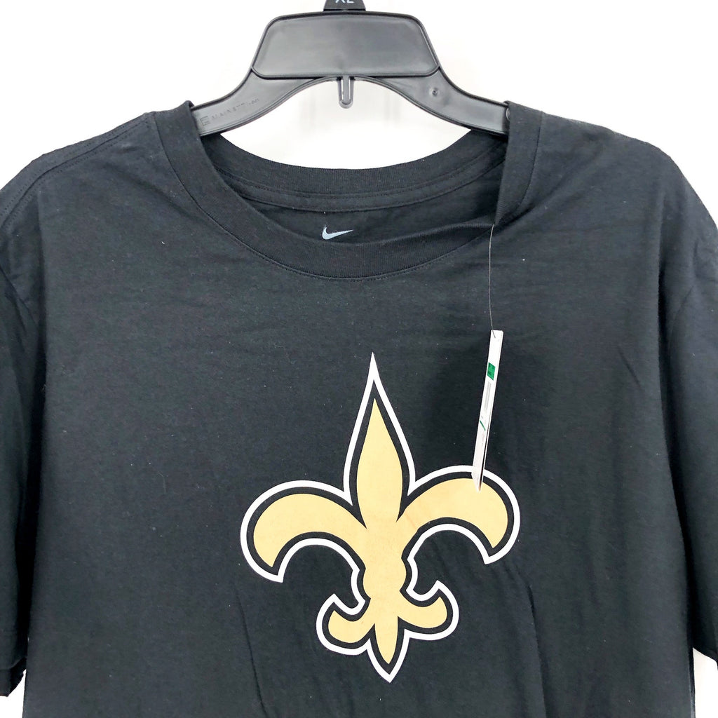 NIKE Men's New Orleans Saints Primary Logo T-Shirt XL Black NWT N199-00A-7W-CLH