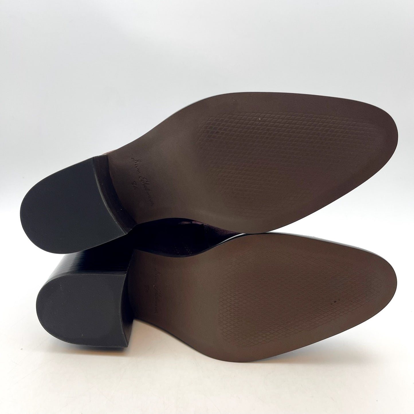 Sam Edelman Womens Simona Heeled Ankle Bootie US 8.5 M EU 39 Burgundy Suede NWOB