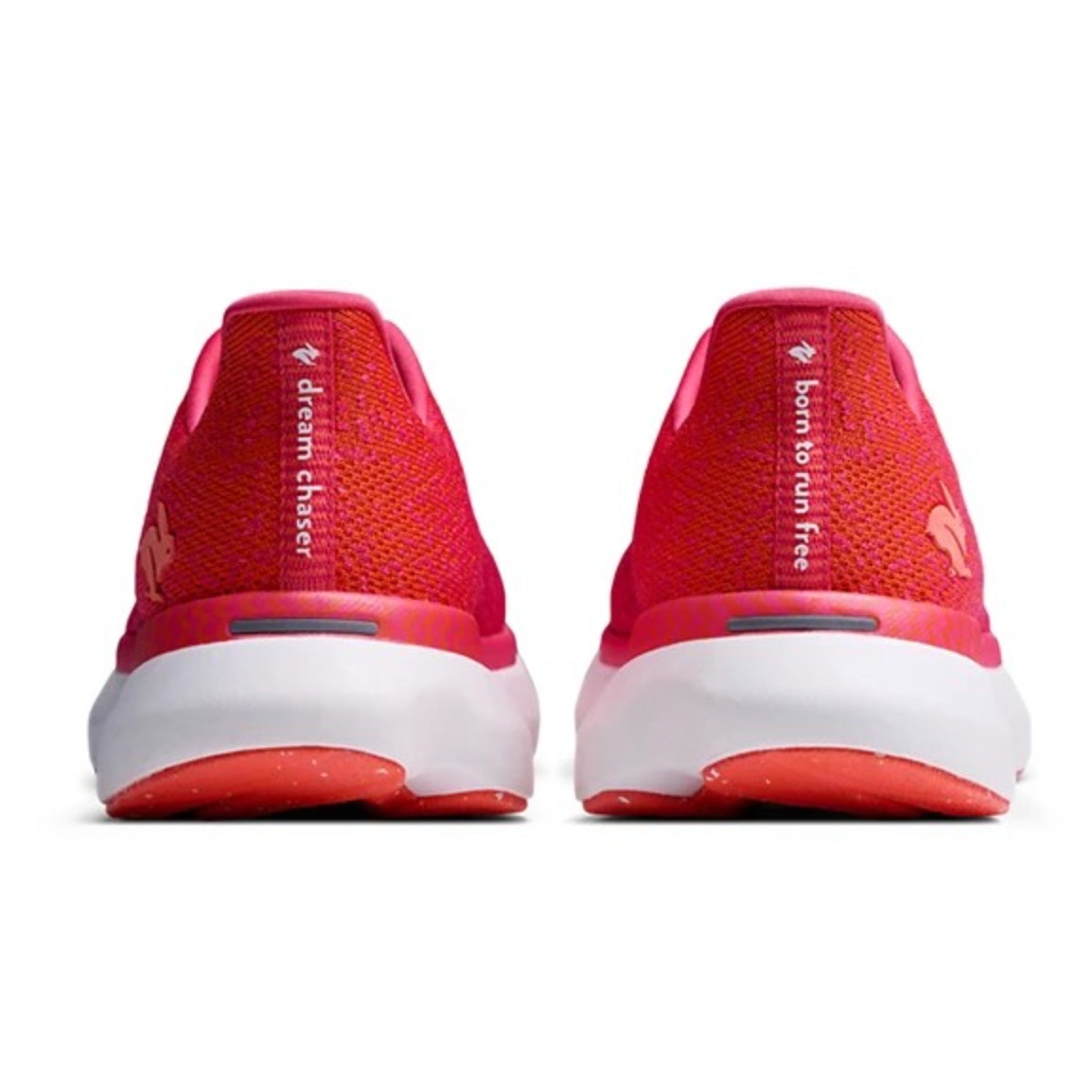Rabbit Womens Dream Chaser Running Shoes US 10 Pink Red Athletic Sneakers NIB