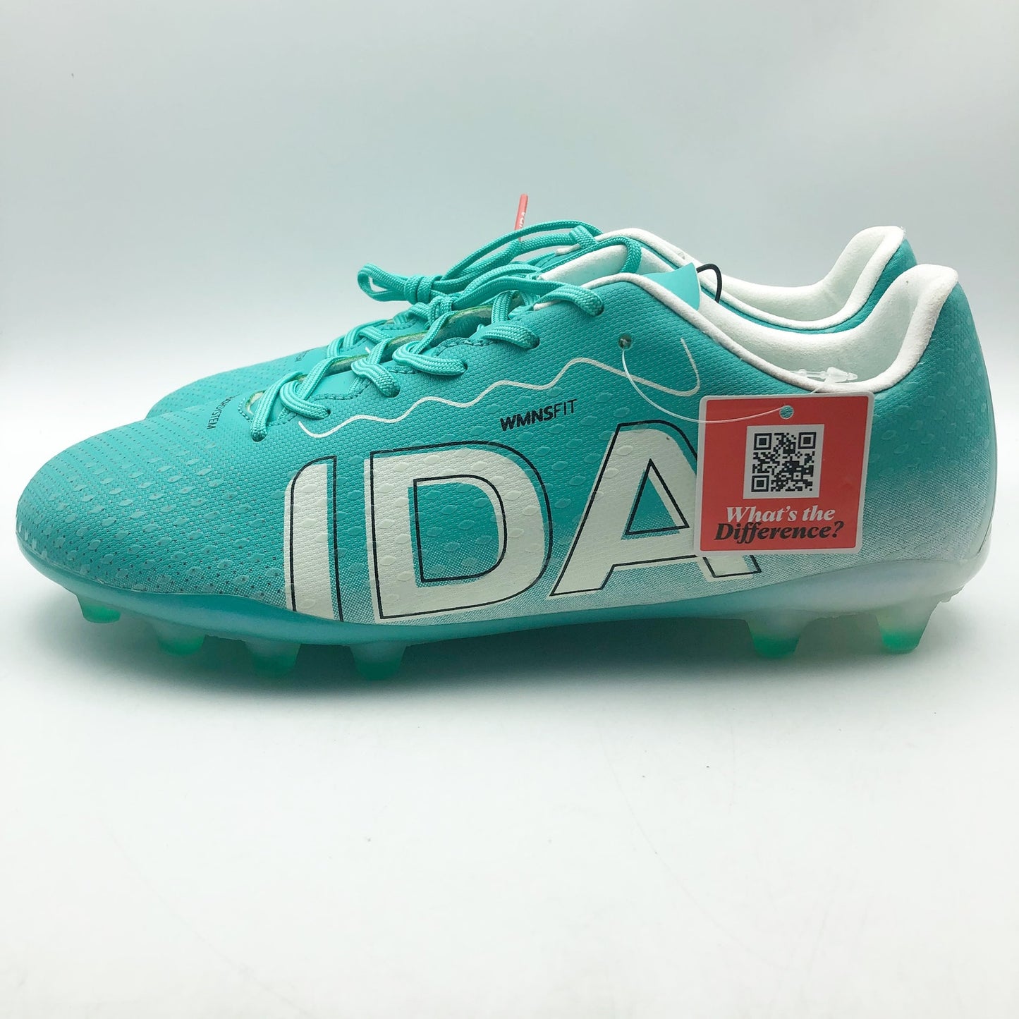 IDA Women's Rise Club FG Molded Soccer Cleats Size 9.5 Teal White NWOB