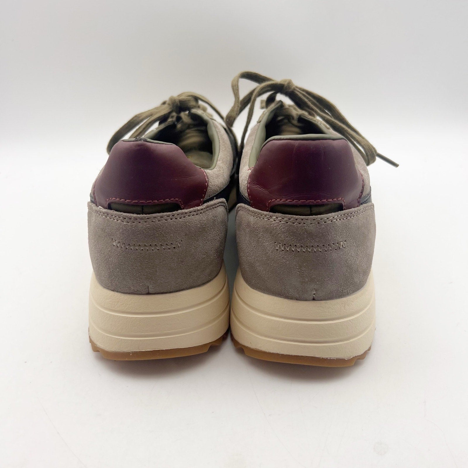 Gola Mens Chicago Casual Sneakers Size 11 EU 44 Green Taupe Suede NWOB