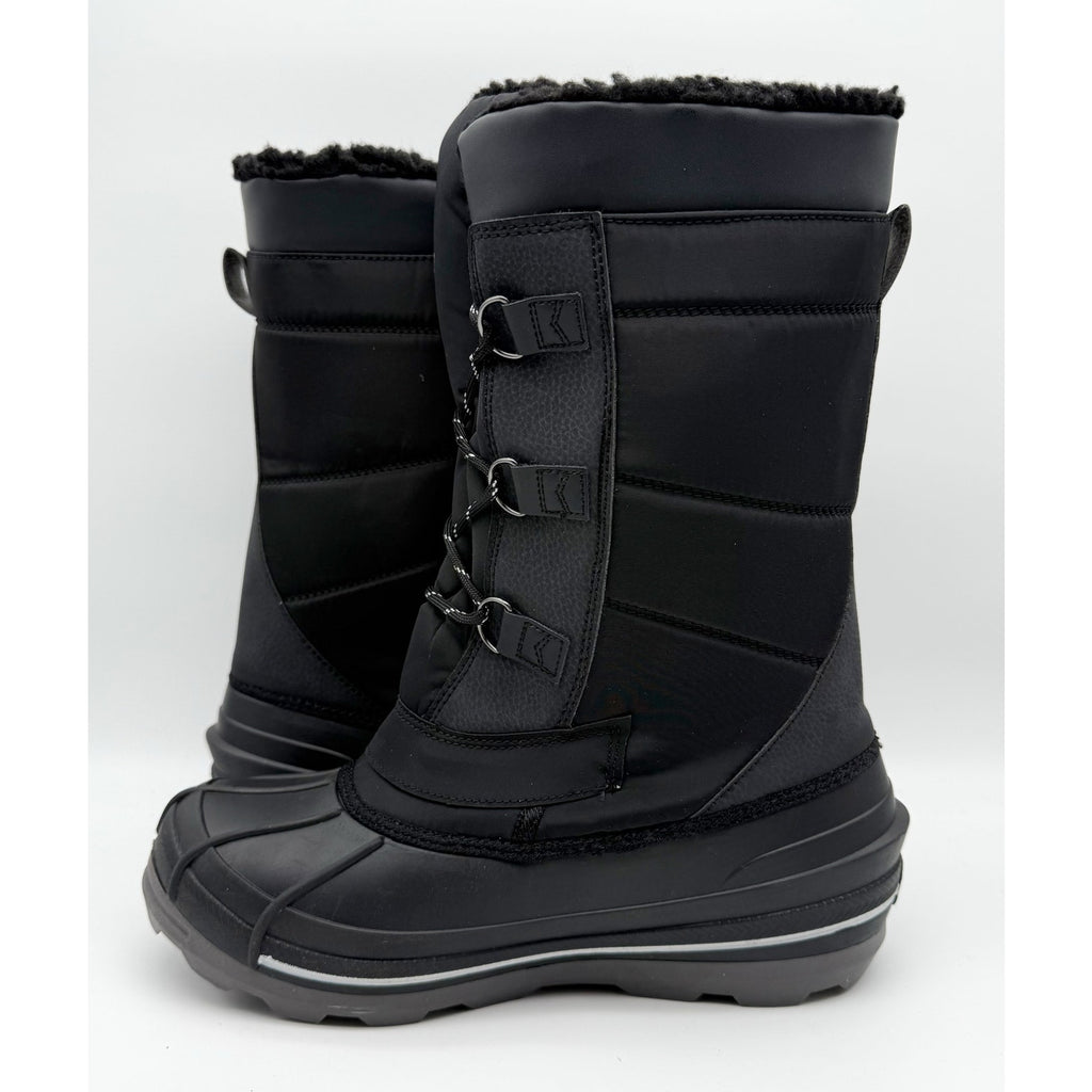 BILLY Footwear Kids Ice II Snow Boots US 7 M EU 39 Black Water Resistant NIB