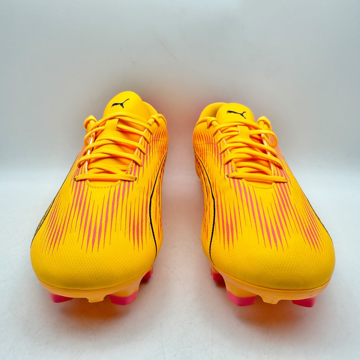 Puma Mens Ultra Play FG/AG Soccer Cleats Size 9.5 Orange Yellow NWOB