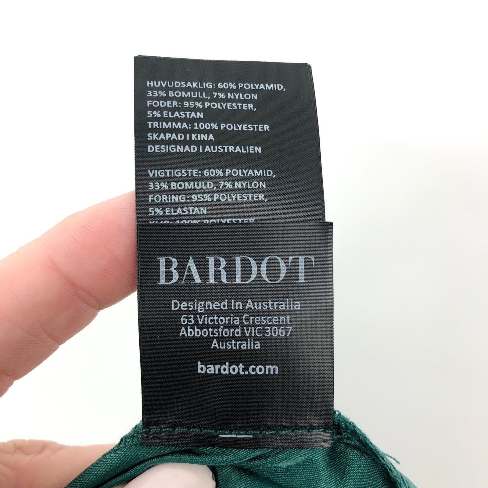 BARDOT Women's Lace Panel Dress Size 8 Large Forest Green Sleeveless NWT
