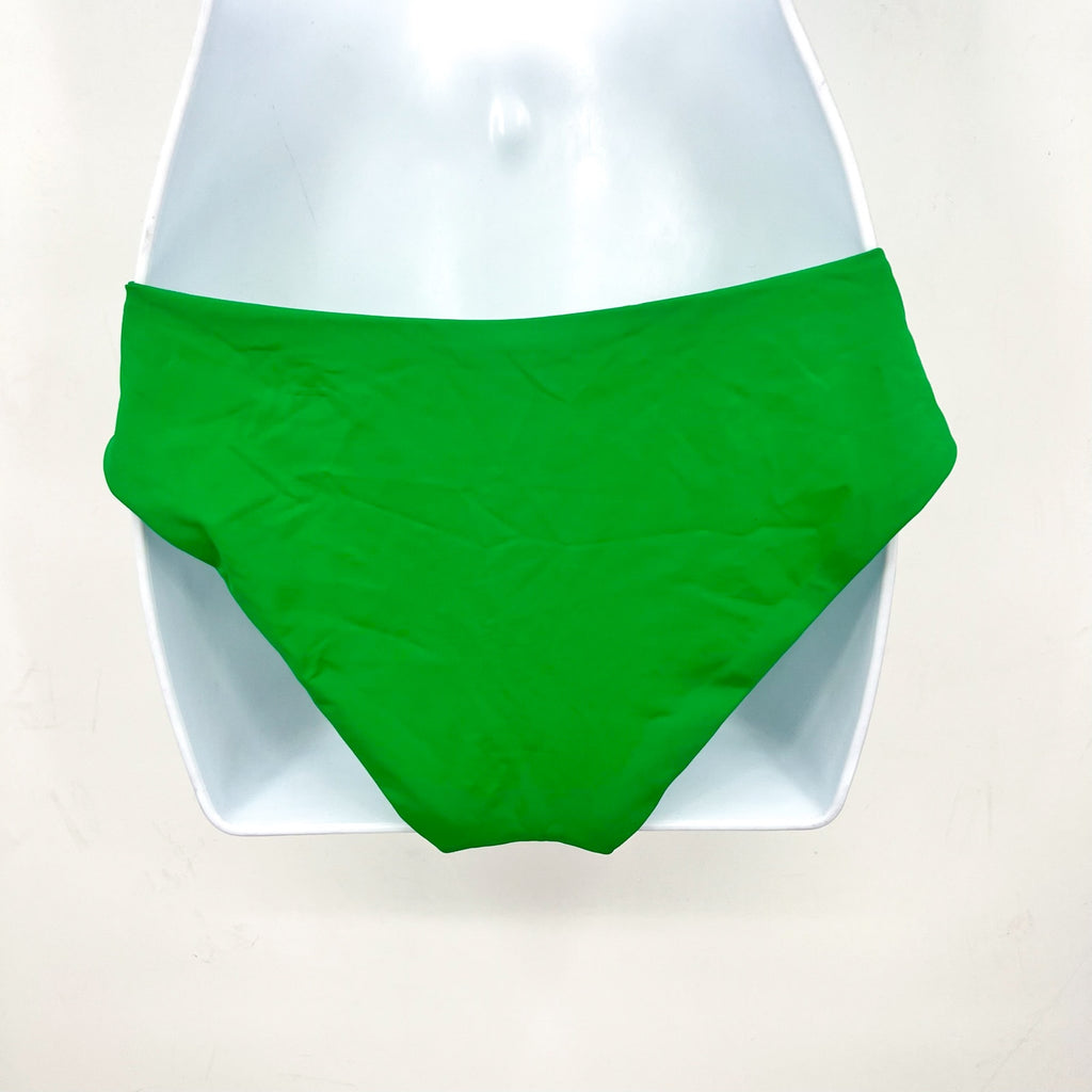 BECCA Women's Ring Hipster Bikini Bottom Large Evergreen Marble Canyon NWT