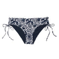 PRANA Women's Ruby Beach Bottom Large Black Flora Fauna Print Side Lace NWT