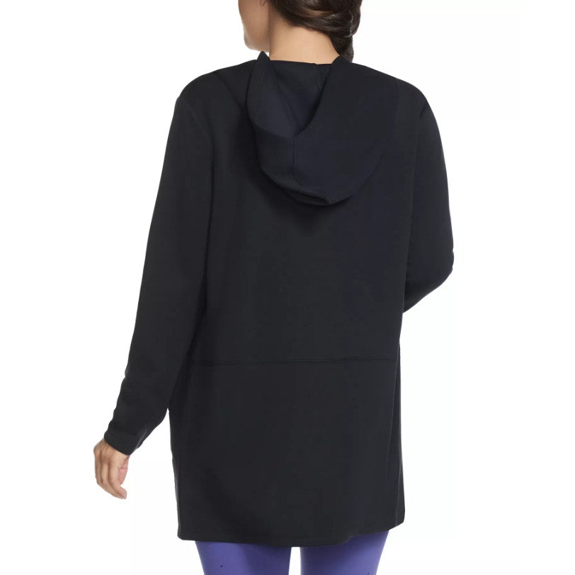 SKECHERS Women's Skechluxe Elevate Restful Hoodigan Jacket XS Black NWT