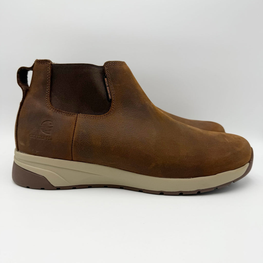 Carhartt Mens Force 4" Romeo Ankle Boots Size 14 Wide Brown Water Resistant NIB
