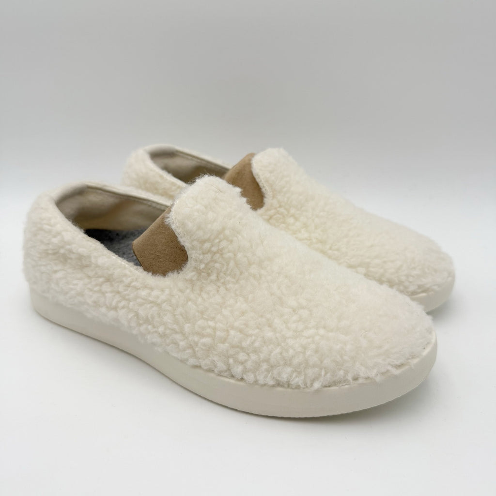 AllBirds Womens Wool Lounger Fluff Casual Sneakers US 9 White Slip On NWOB