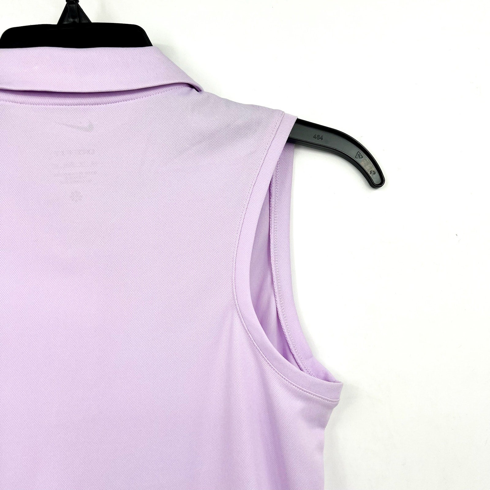 NIKE Women's Dri-Fit Victory Sleeveless Golf Polo Shirt XS Lilac Purple NWT
