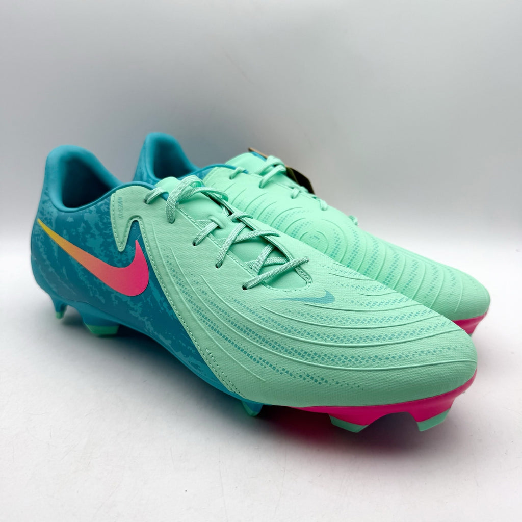 Nike Mens Phantom GX 2 Academy LV8 MG Soccer Cleats US 11.5 Green FJ2553 NWOB