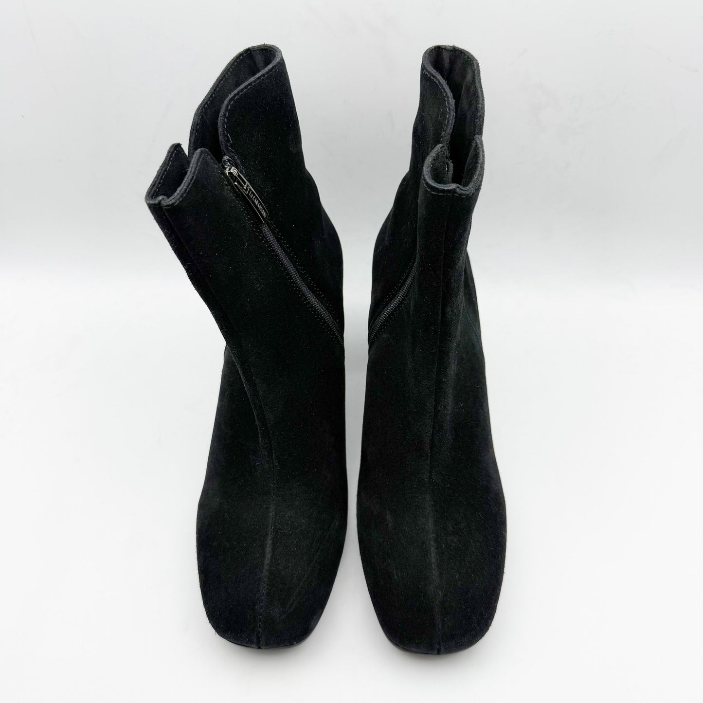 La Canadienne Womens Juni Ankle Boots US 7.5 Black Suede Waterproof NWOB