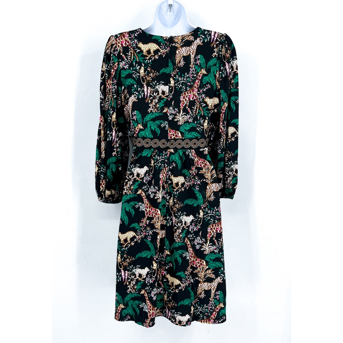LILLY PULITZER Wexlee Dress Size 2 Green Dancing In The Moonlight 3/4 Sleeve NWT