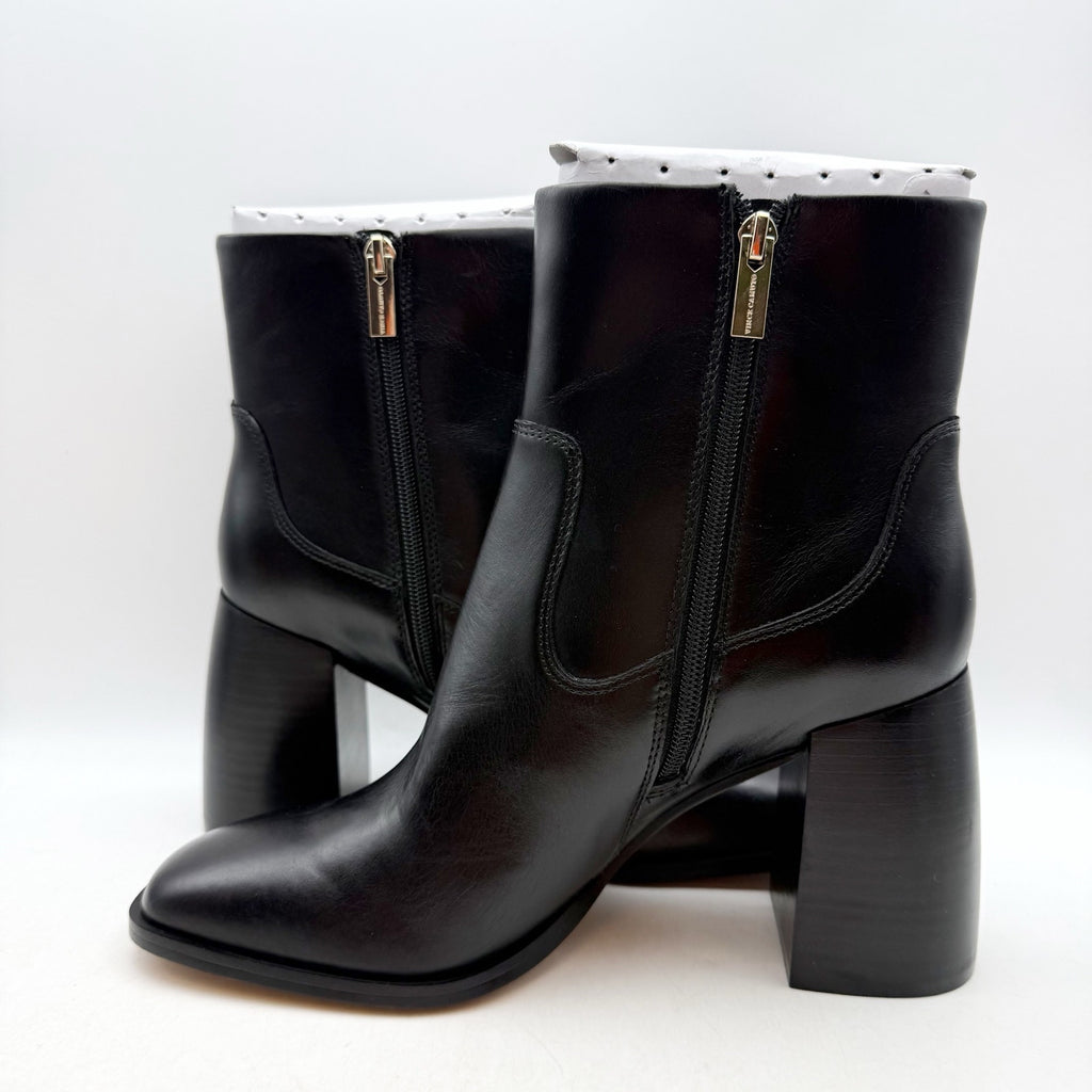 Vince Camuto Womens Dayana Ankle Boots US 10 M EU 41.5 Black Leather NIB