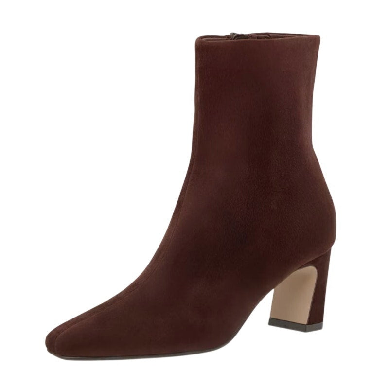 Steve Madden Womens Willa Ankle Booties US 9 M Brown Suede Boots NWOB