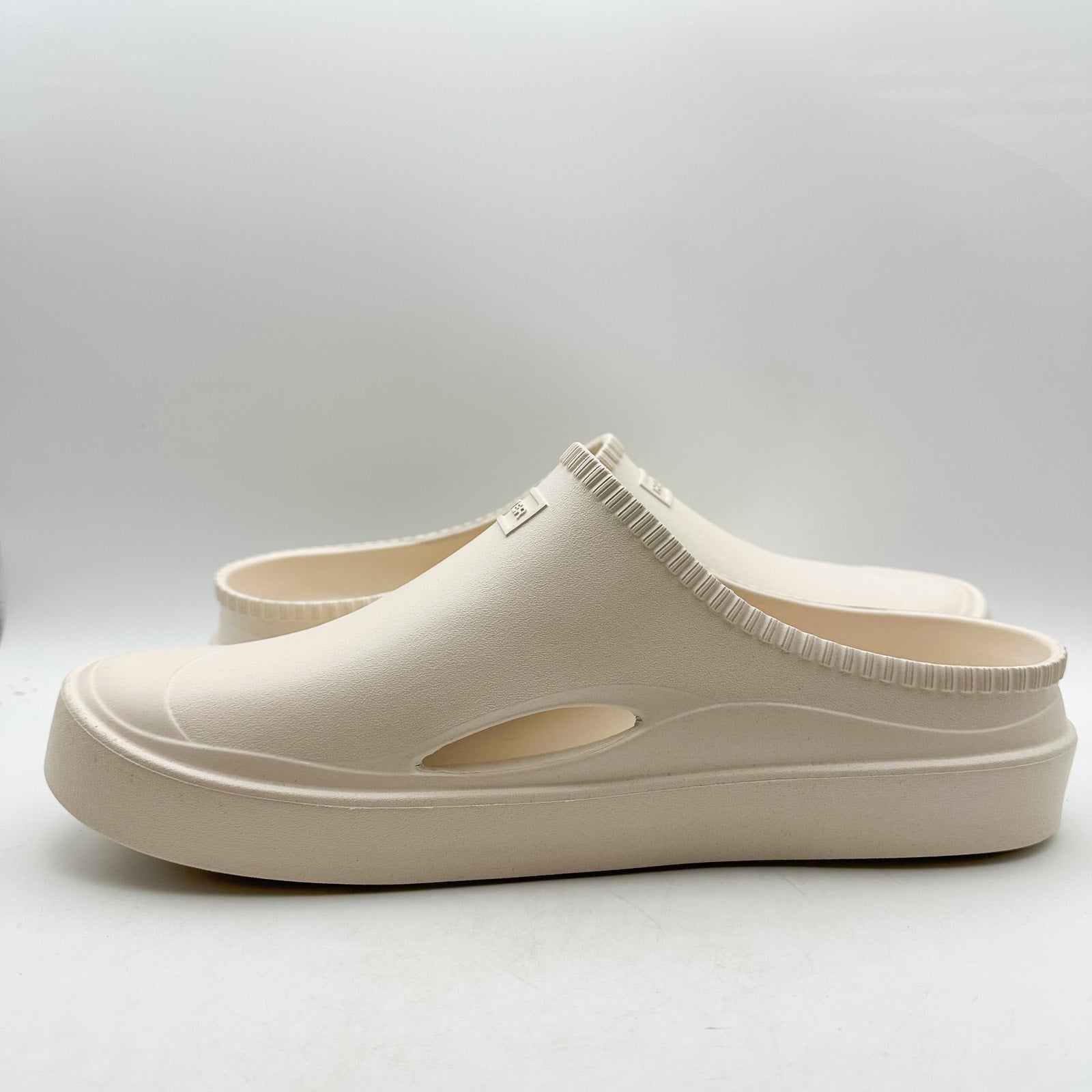 HUNTER Mens In/Out Bloom Clog Size 13 UK 12 White Willow Cream NWOB