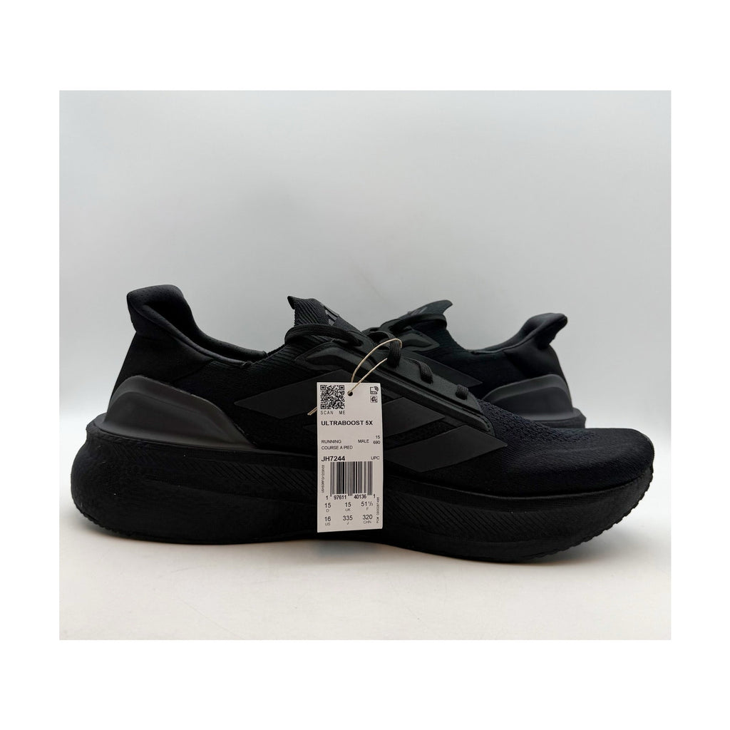 Adidas Mens Ultraboost 5X Running Shoes US 16 Black Athletic Sneakers NWOB