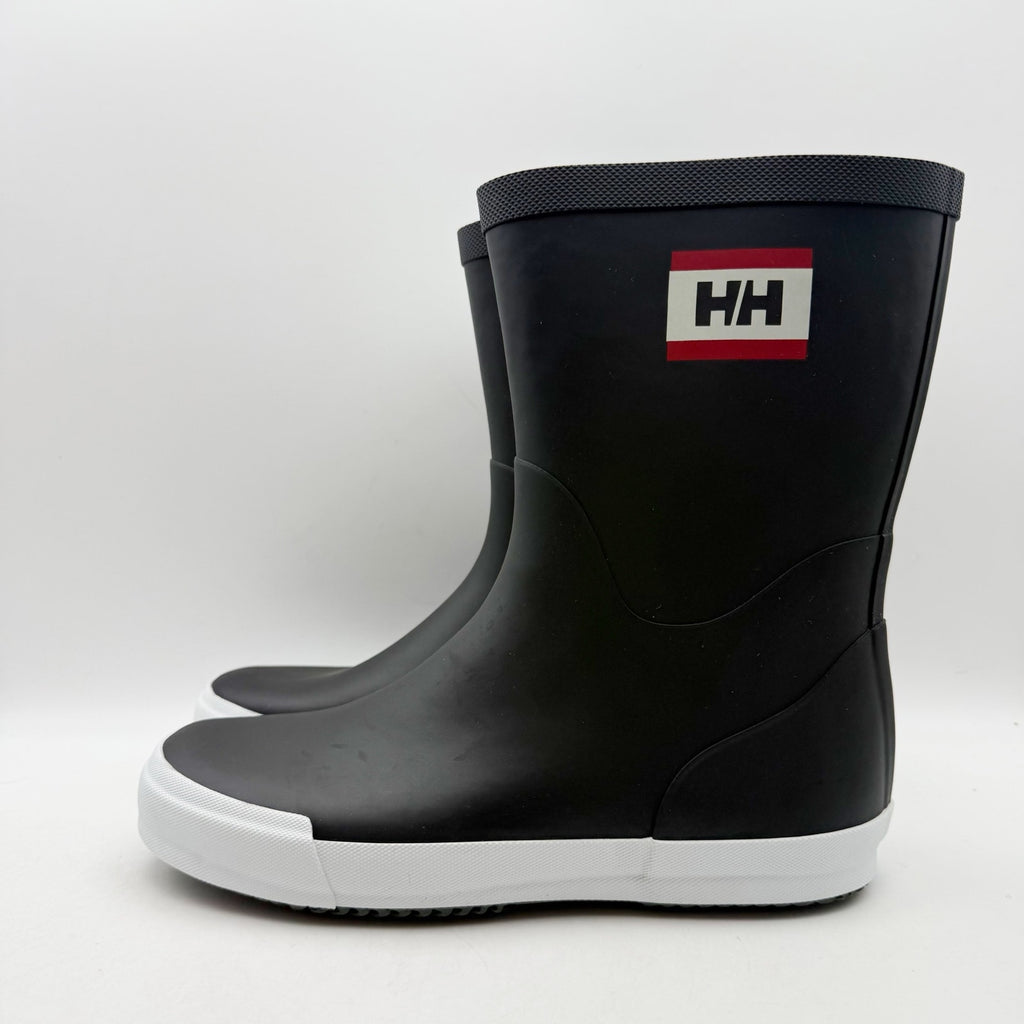 Helly Hansen Womens Nordvik 2 Rain Boots US 8 EU 38 Black White NWOB