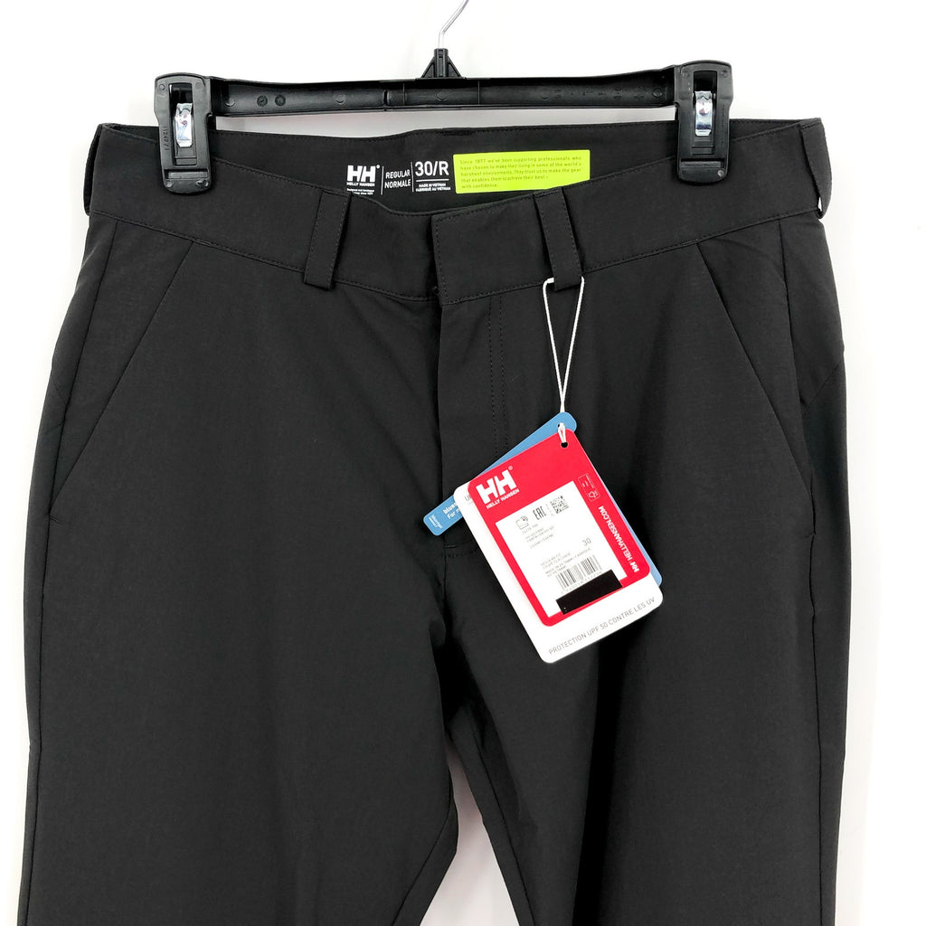 HELLY HANSEN Men's HH Quick Dry Pants 30X31 Grey Ebony Lightweight Outdoor NWT