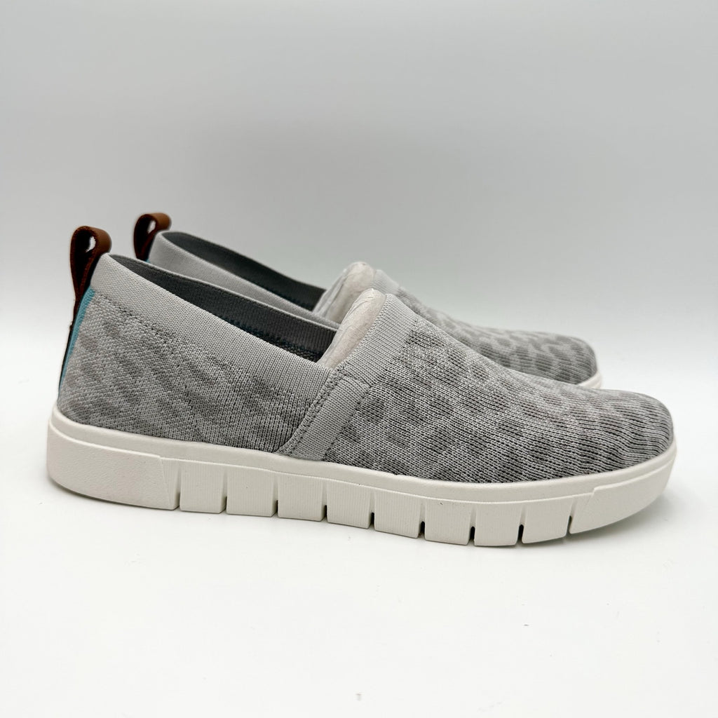 Ryka Womens Hera Slip-on Casual Sneakers Size 8.5 M EU 38.5 Gray White NIB