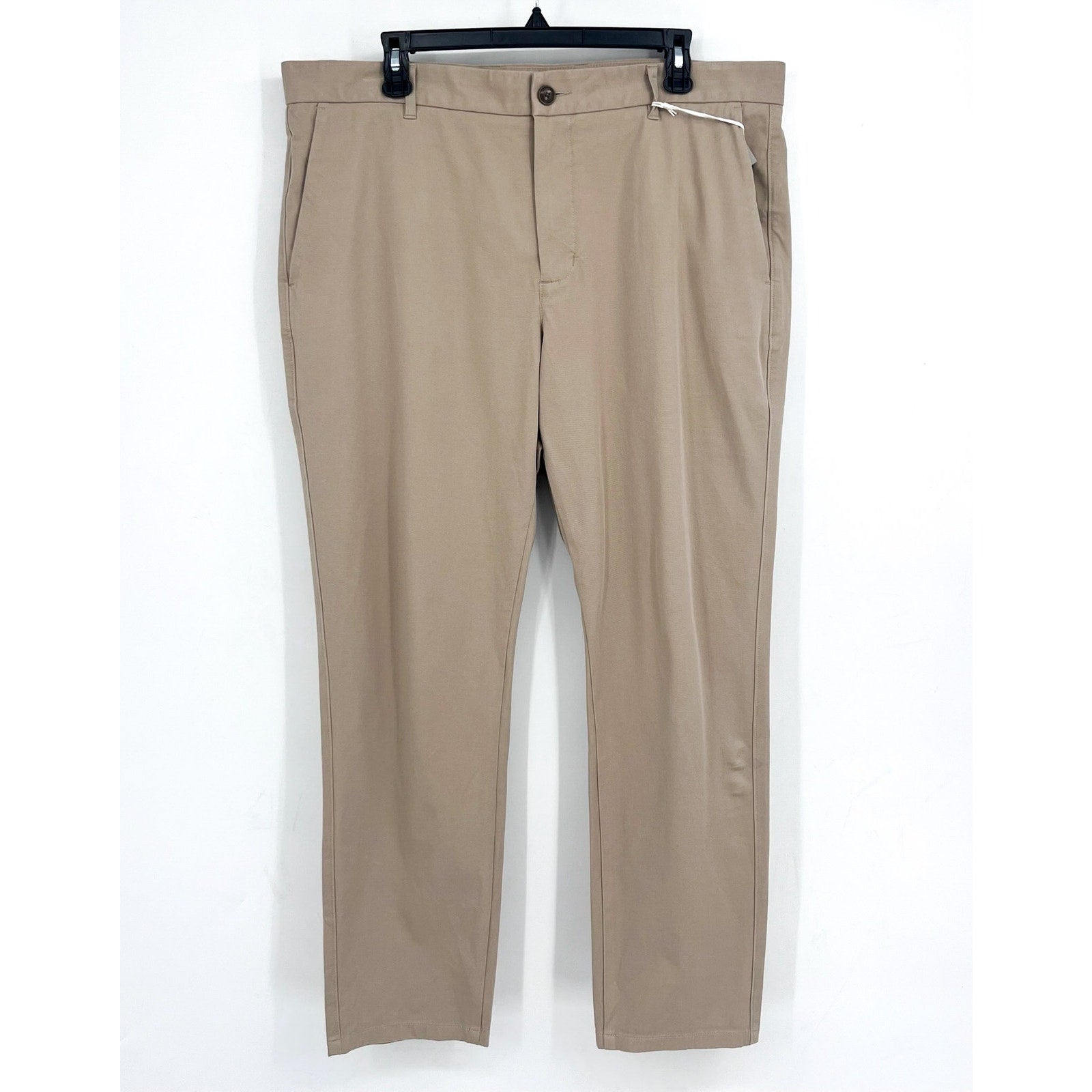 EVERLANE Men's Uniform Performance Chino 36x30 Khaki Tan Athletic Fit Pants NWT