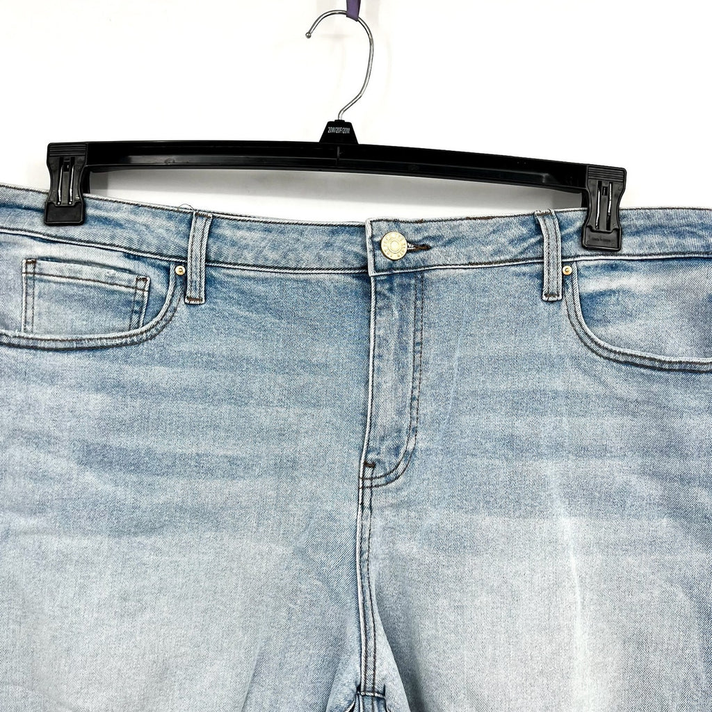 KUT FROM THE KLOTH Hailey Cutoff Denim Shorts Size 18 Openness High Waist NWT