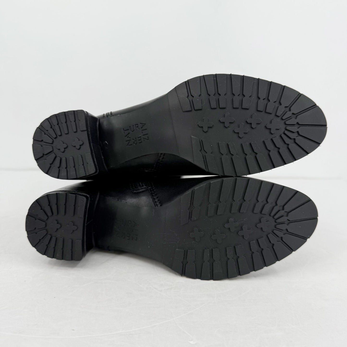 Naturalizer Women Brent Knee High Boot 6.5 M Black Leather Weatherproof NIB