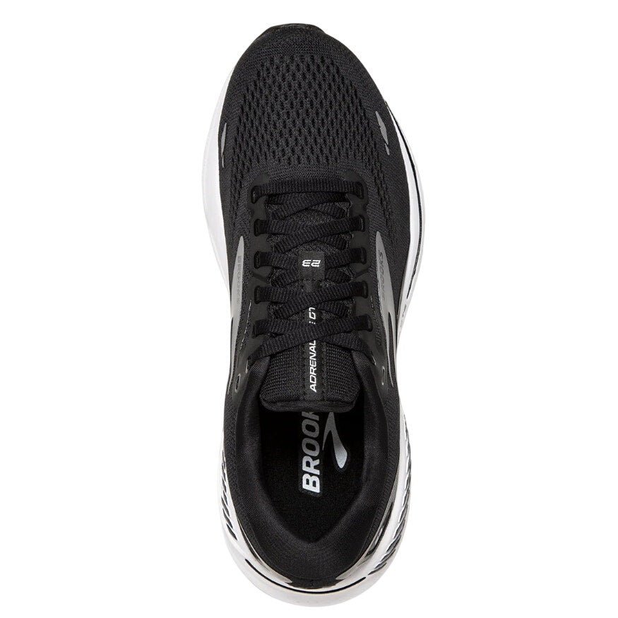 Brooks Mens Adrenaline GTS 23 Running Sneakers US 11.5 Wide Black White NIB