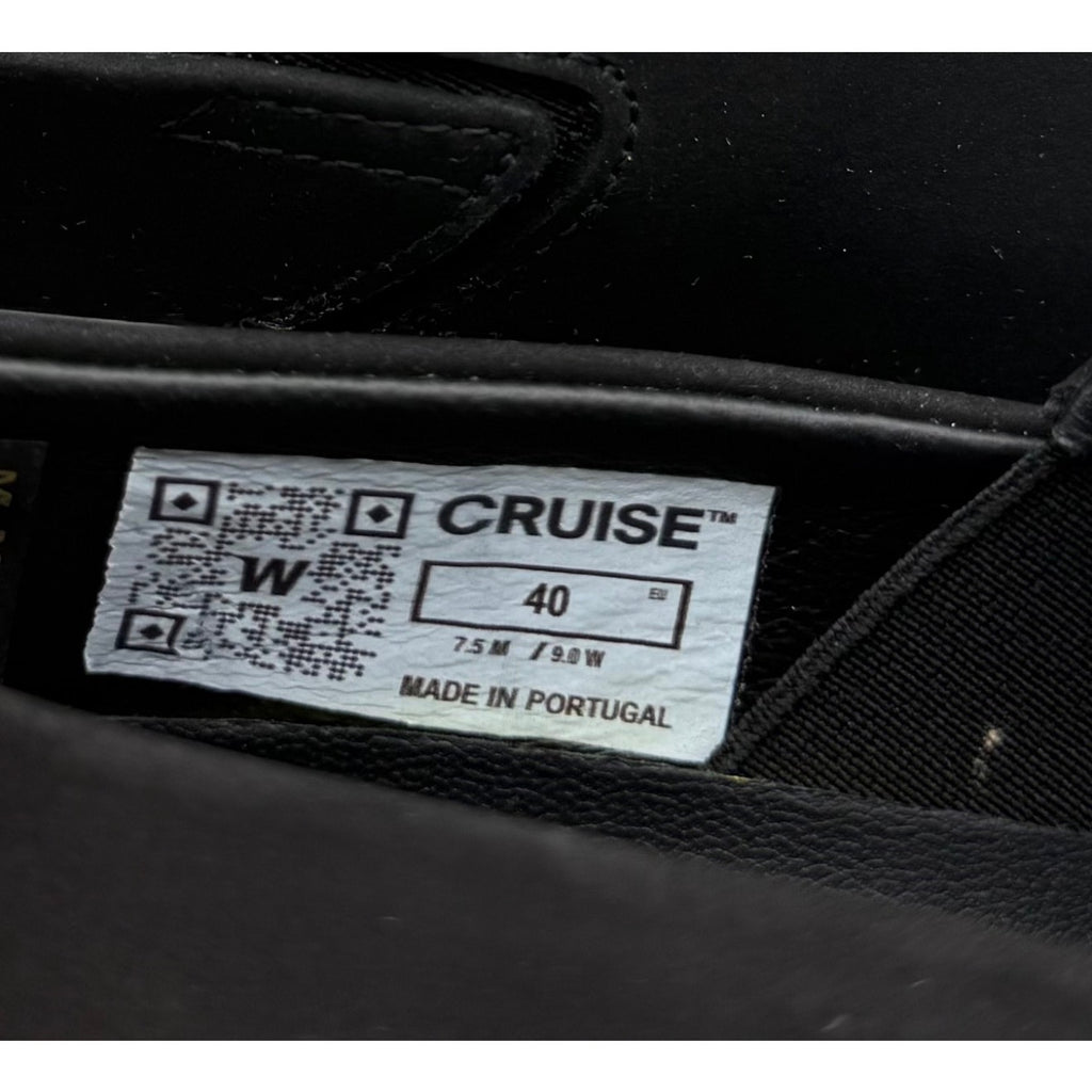 Wolf & Shepherd Cruise Slip On Shoes Mens 7.5 Womens 9 Black Leather Suede NWOB