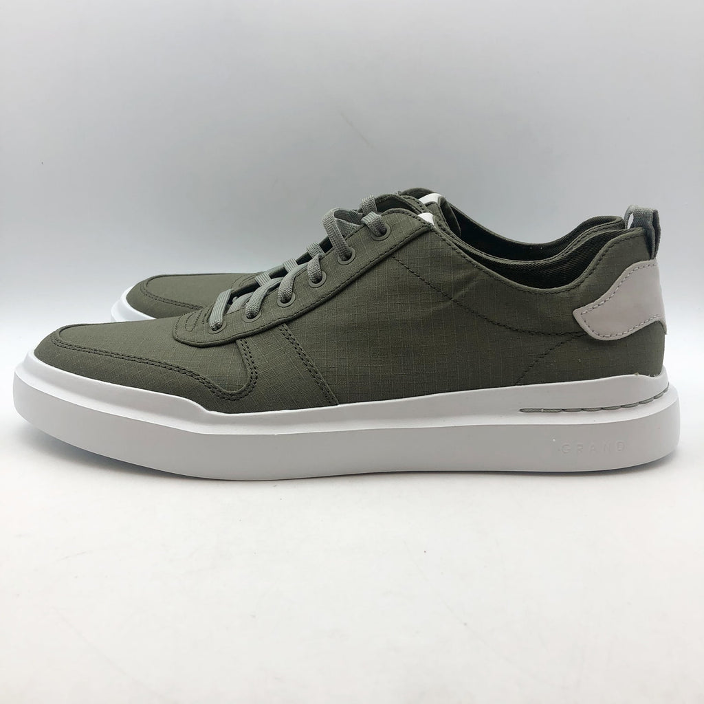 Cole Haan Mens GrandPro Rally Court Sneakers Size 11 M Green Olive Canvas NIB