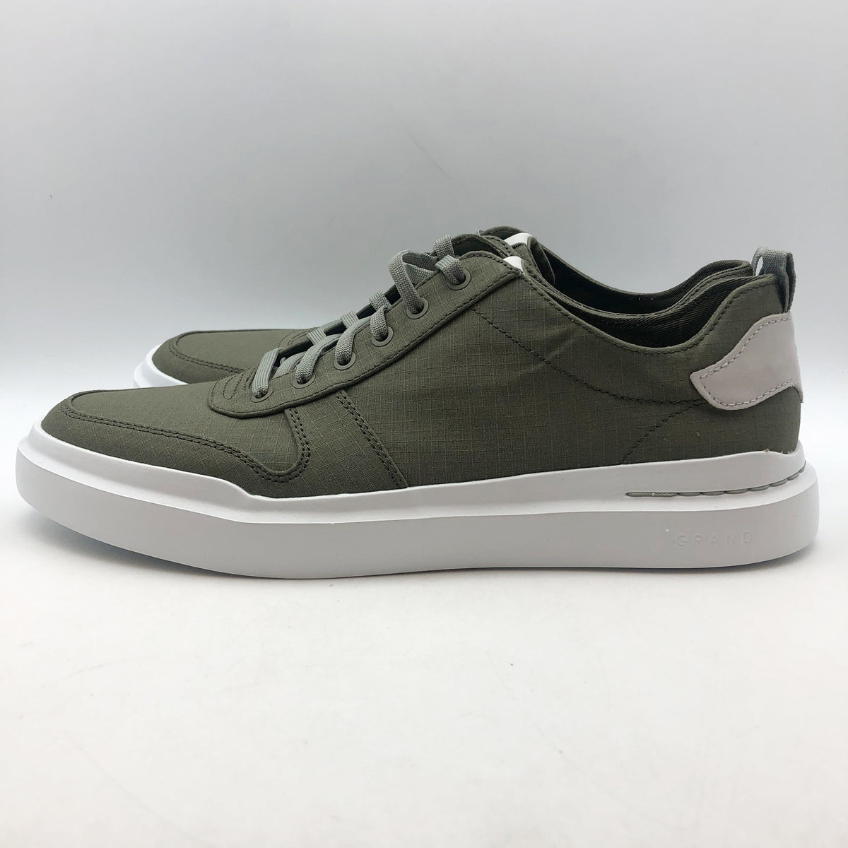 Cole Haan Mens GrandPro Rally Court Sneakers Size 11 M Green Olive Canvas NIB