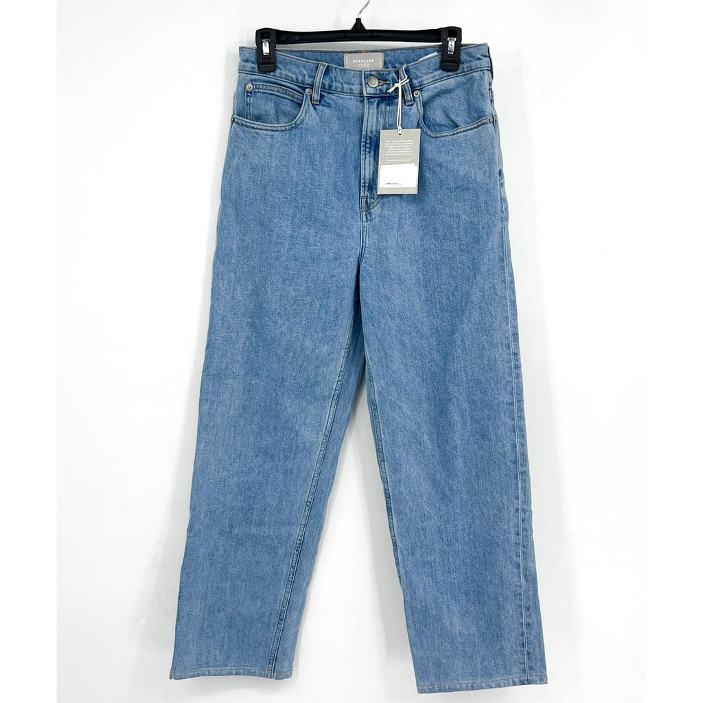 EVERLANE Women's The Way-High Jeans Size 28R US 6 Light Indigo Blue Denim NWT
