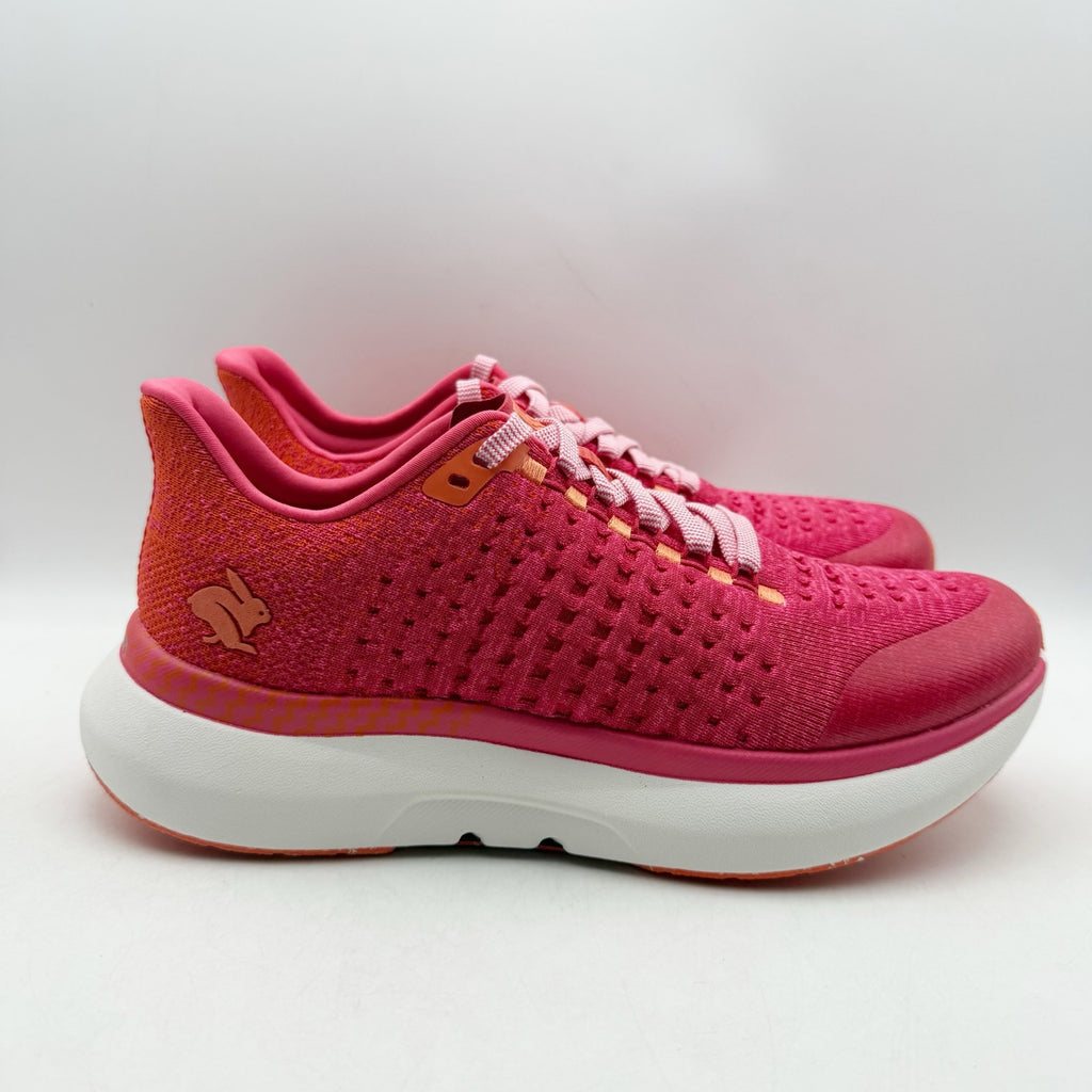 Rabbit Womens Dream Chaser Running Shoes Size 8.5 Pink Red Athletic Sneakers NIB