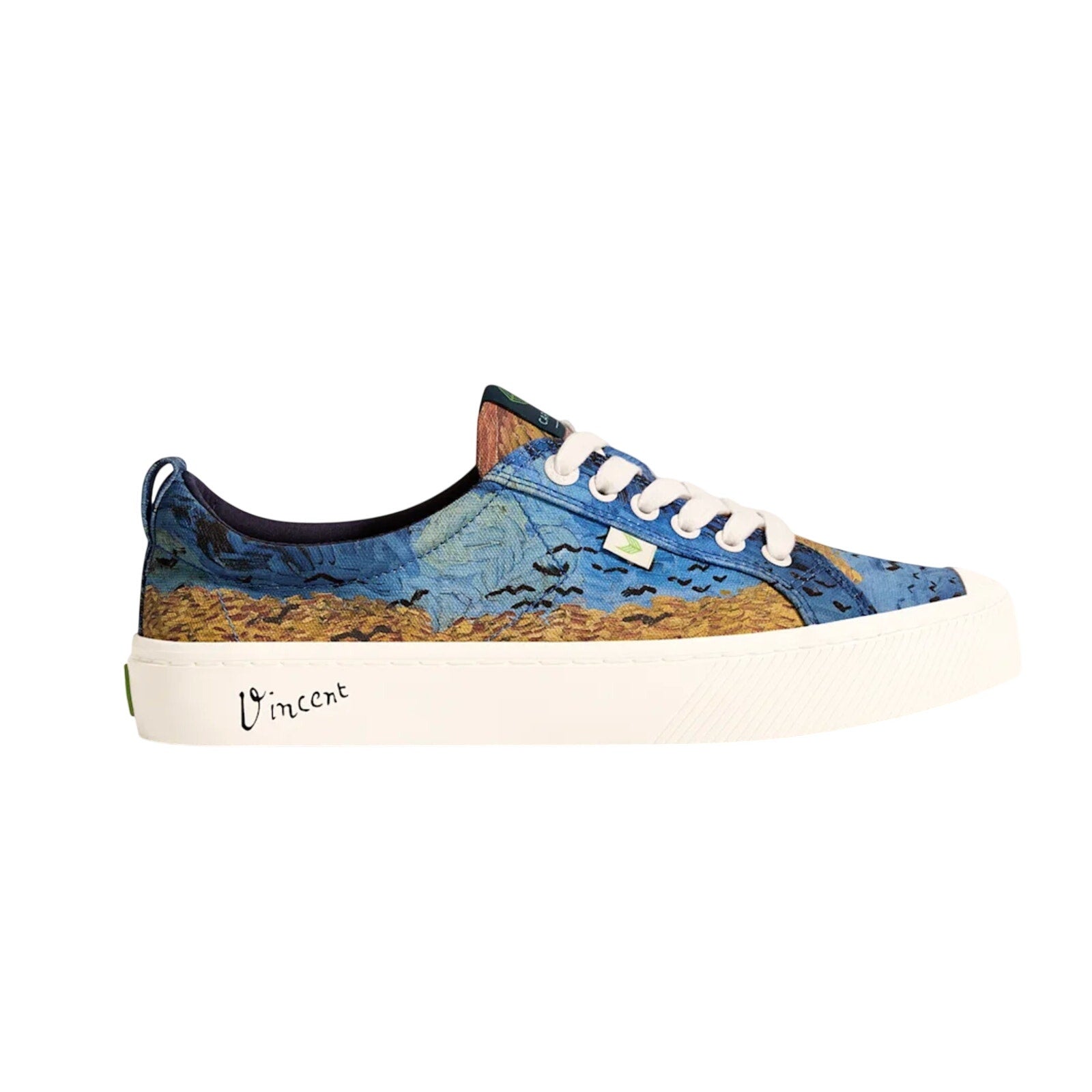 Cariuma X Van Gogh Womens VGM OCA Low Sneaker US 9 Blue Wheatfield Canvas NIB