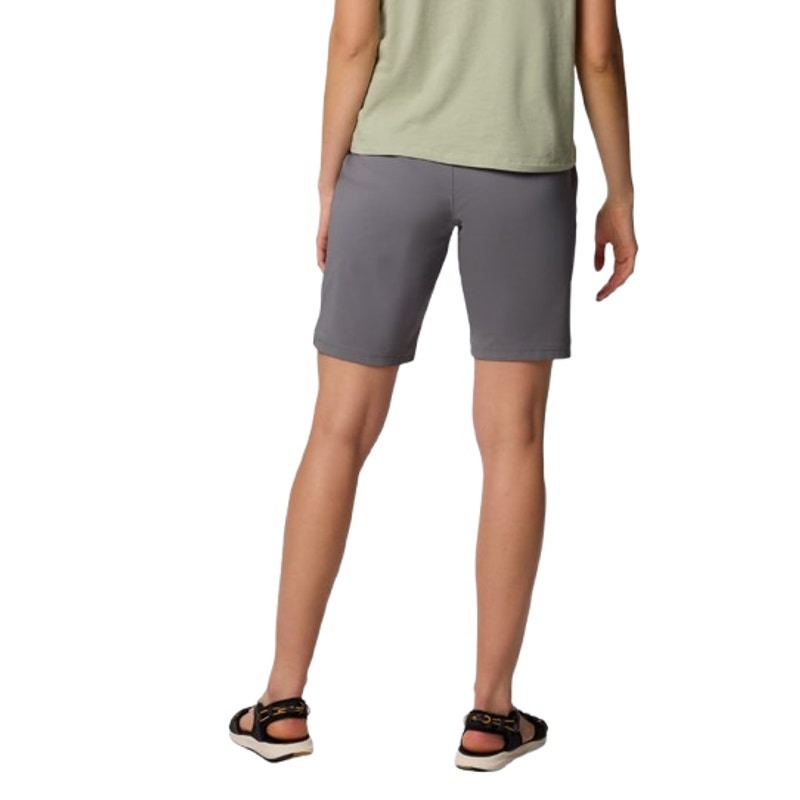 COLUMBIA Women's All Seasons Shorts Small Gray 9" Inseam Omni Shade UPF 50 NWT