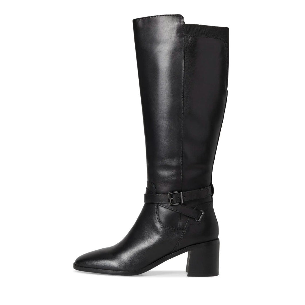 Easy Spirit Womens Noma Knee High Boots US 7 M Black Leather NIB