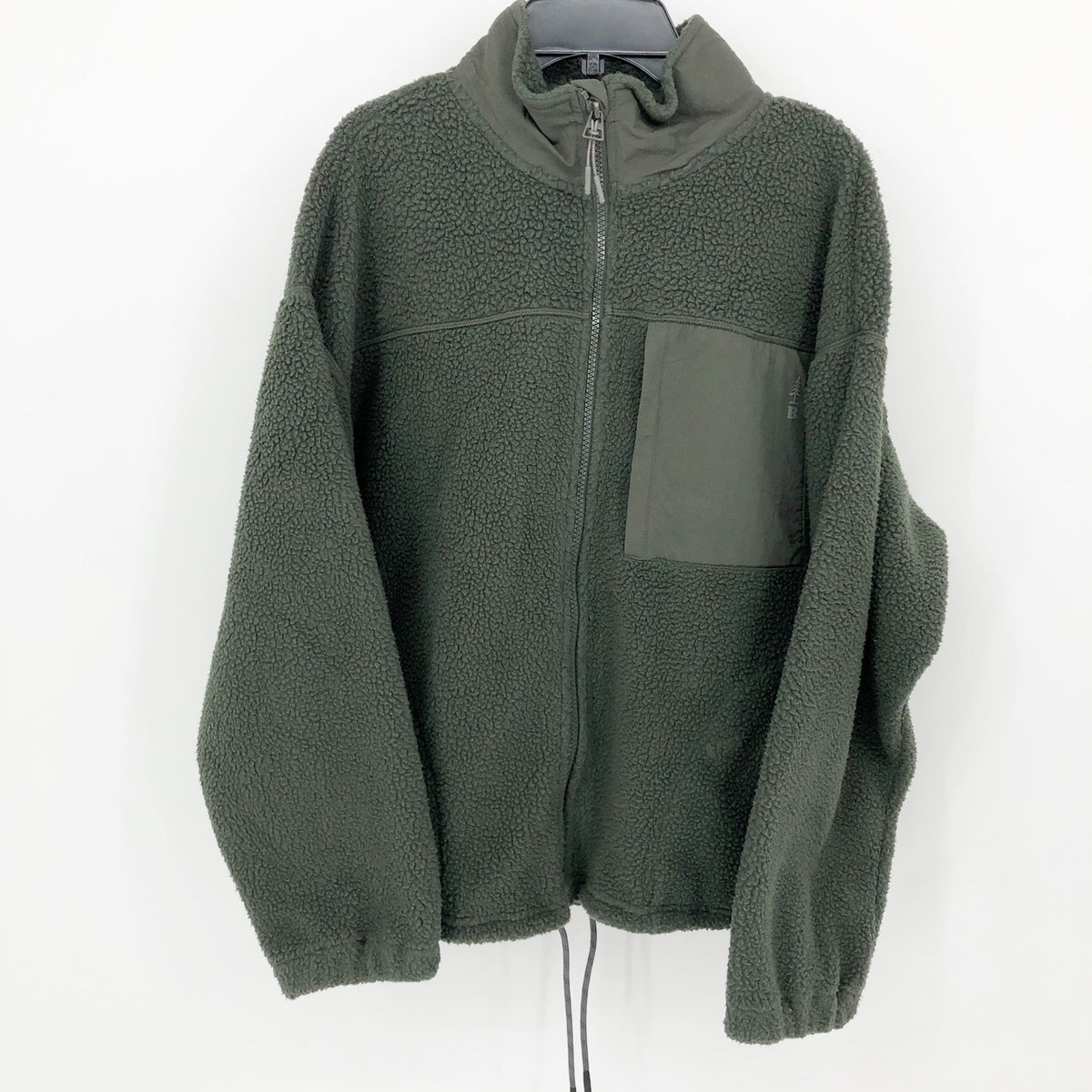 BASS OUTDOORS Women's Coastal Sherpa Jacket XS Green Fleece Outdoor NWT