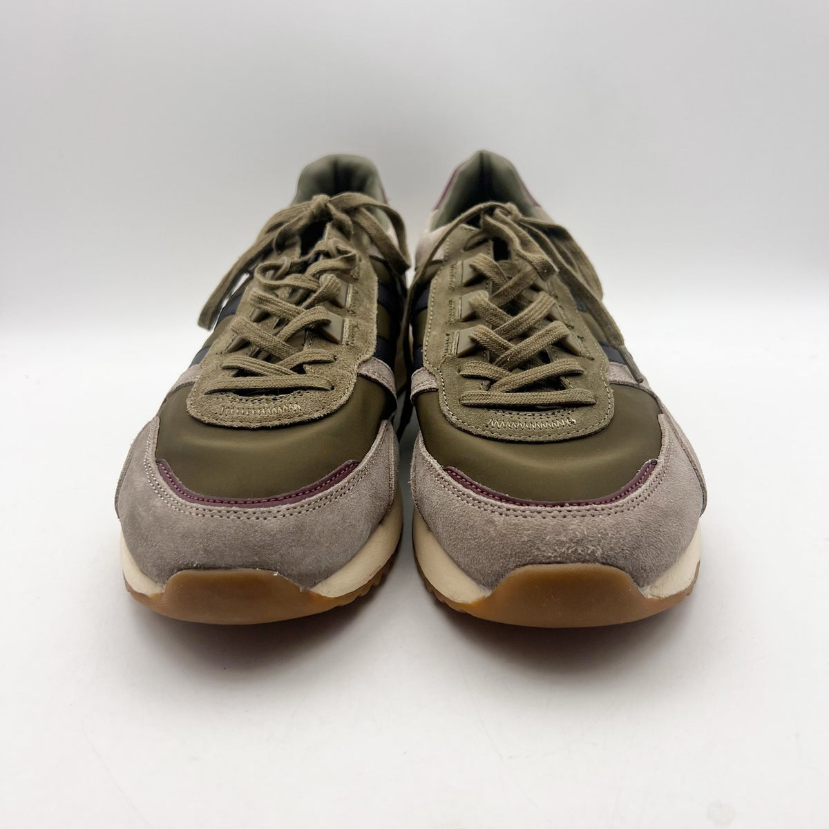 Gola Mens Chicago Casual Sneakers Size 11 EU 44 Green Taupe Suede NWOB