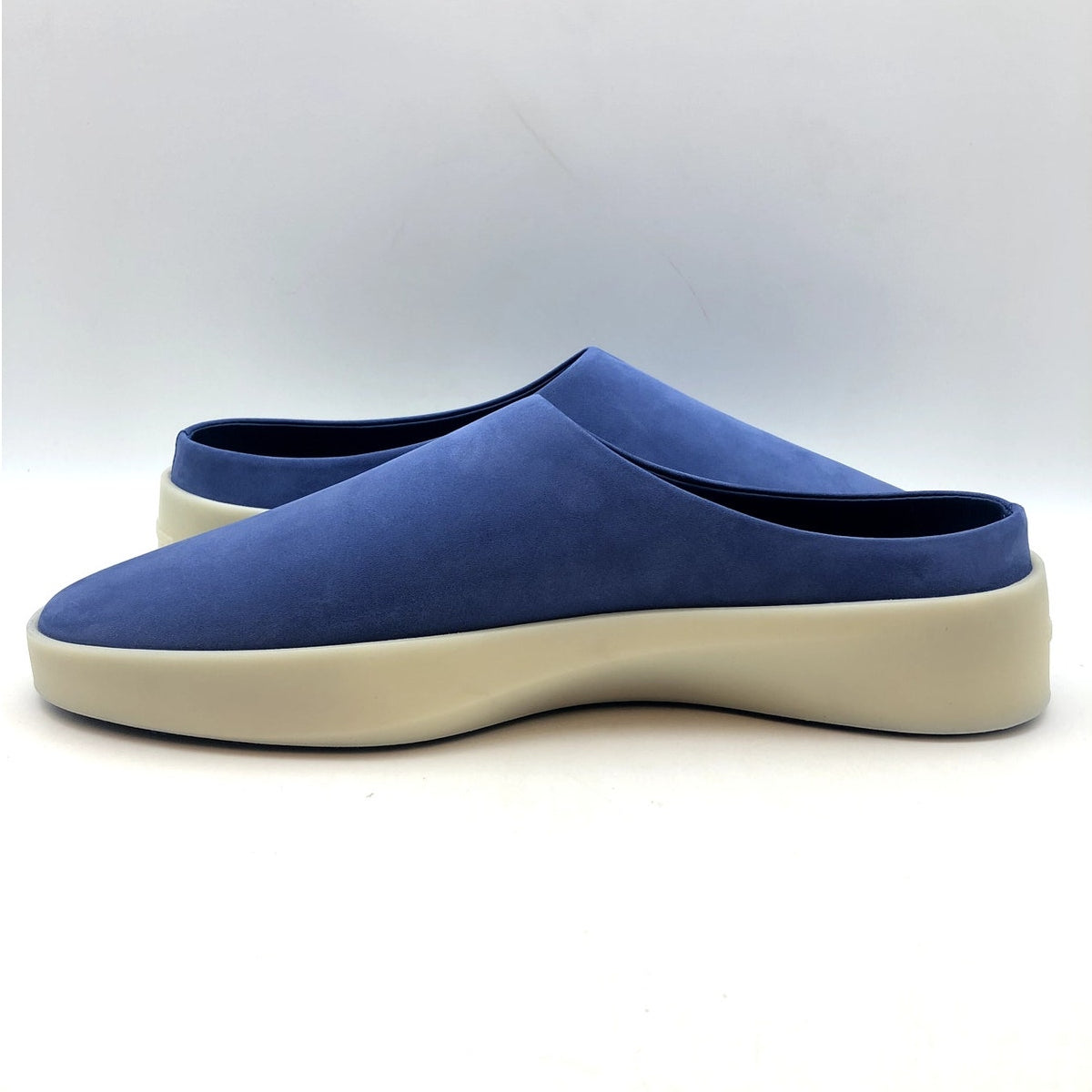 Wolf & Shepherd Cruise Mule Slip On Shoes MENS 7.5 WOMENS 9 Blue Leather NIB